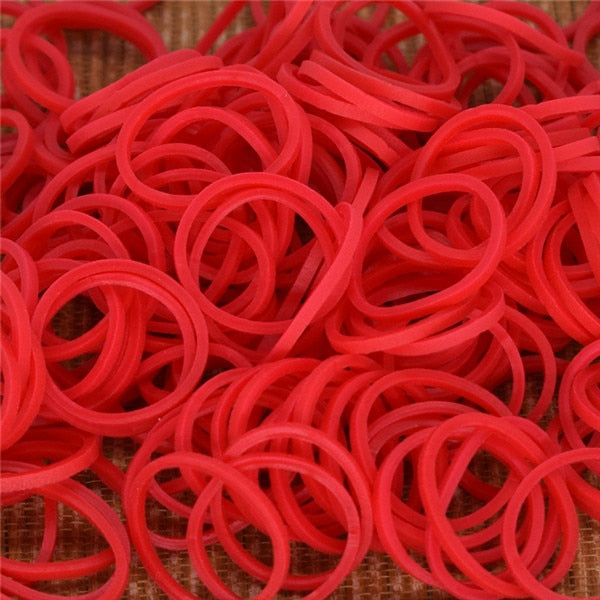 2019 Hot Diy Toys Rubber Bands Bracelet For Kids Or Hair Rubber Loom Bands Refill Rubber Band Make Woven Bracelet DIY Gift