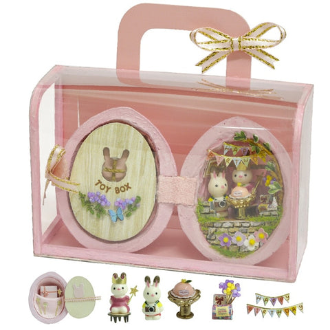 CUTEBEE muñeca casa miniatura DIY muñecas con muebles de casa de madera de juguetes para los niños de vacaciones Z009