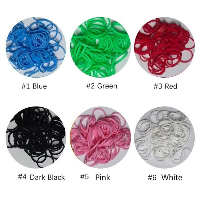 1800pcs Rubber Loom Bands DIY Toys For Children Set Kid Lacing Bracelet Silicone Rubber Bands Elastic Weave Girl Gifts wholesale