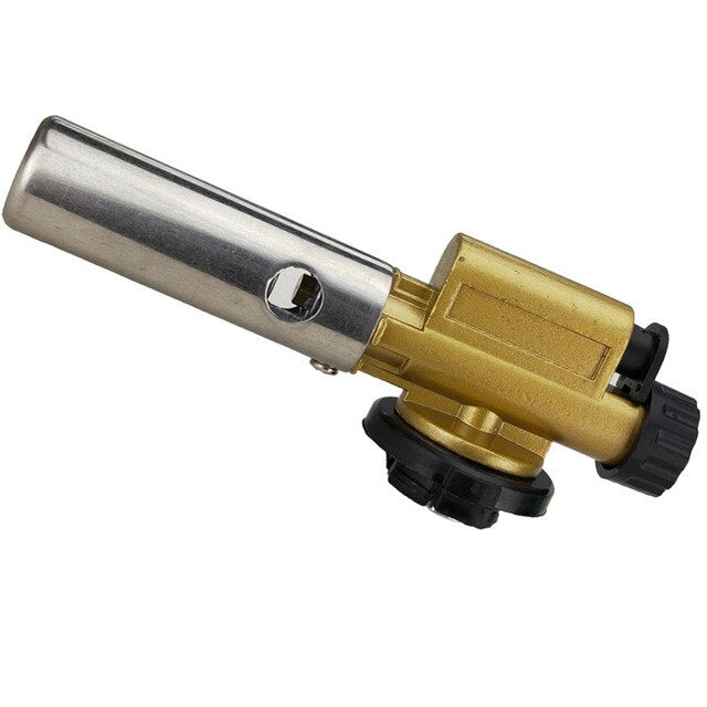 Electronic Ignition Copper Welding Torches Burner Gun for Outdoor Camping Picnic BBQ Welding Equipment Flame Butan Gas Torch