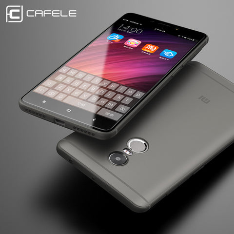 CAFELE Soft TPU Phone Cases For XIAOMI Redmi 4 4X Pro 4A Case Luxury Silicone Protective Back Cover For Xiaomi Redmi Note 4 4X